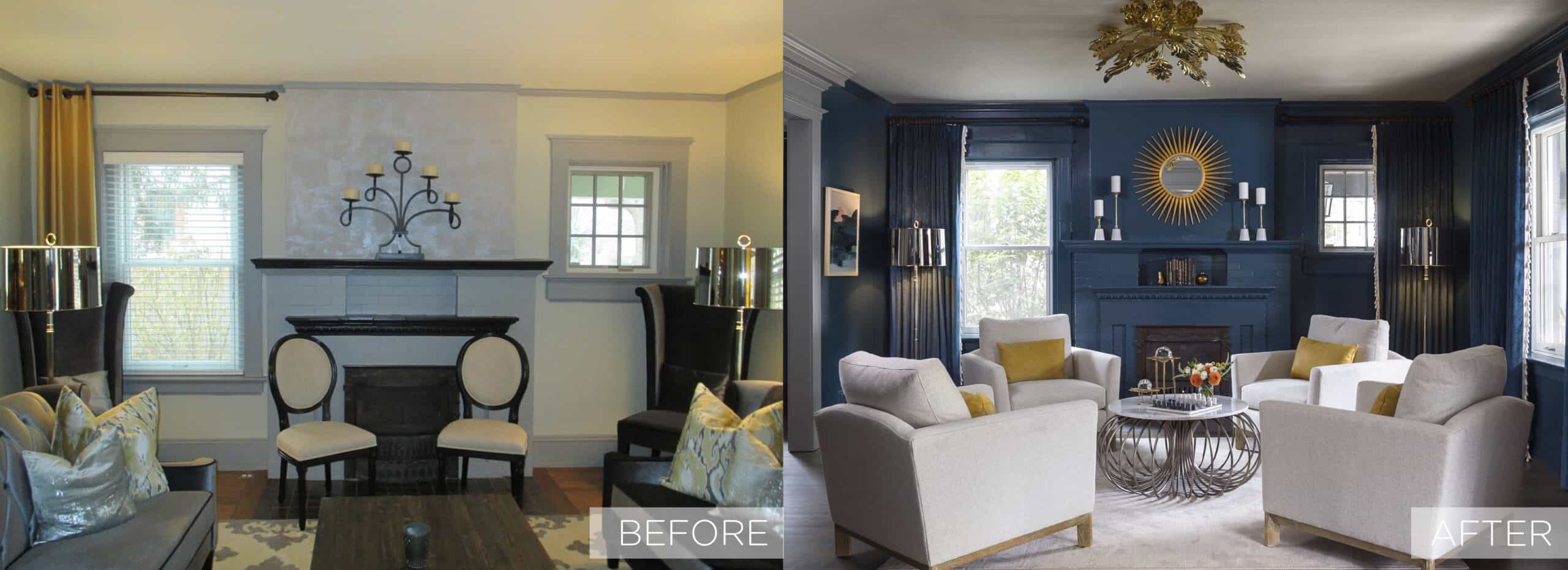 Before and After Why You Shouldn't DIY Home Decorating and Design Projects Duet Design Group Denver Colorado V1