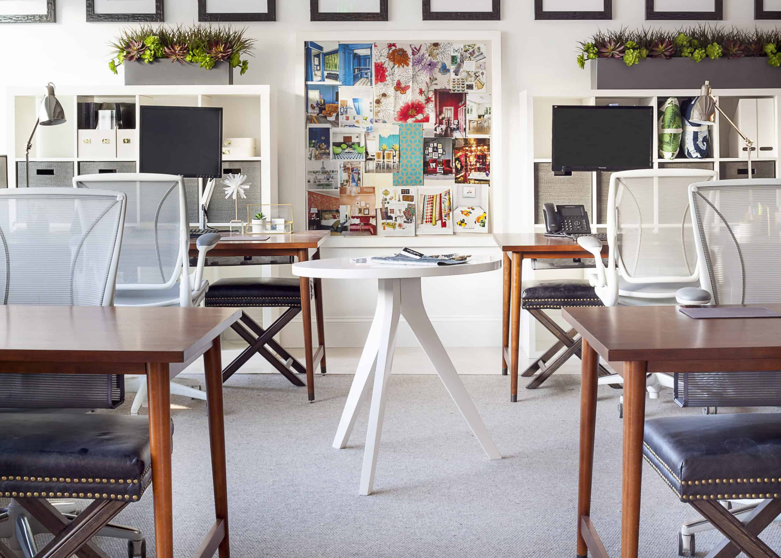 Commercial office desks horizontal crop