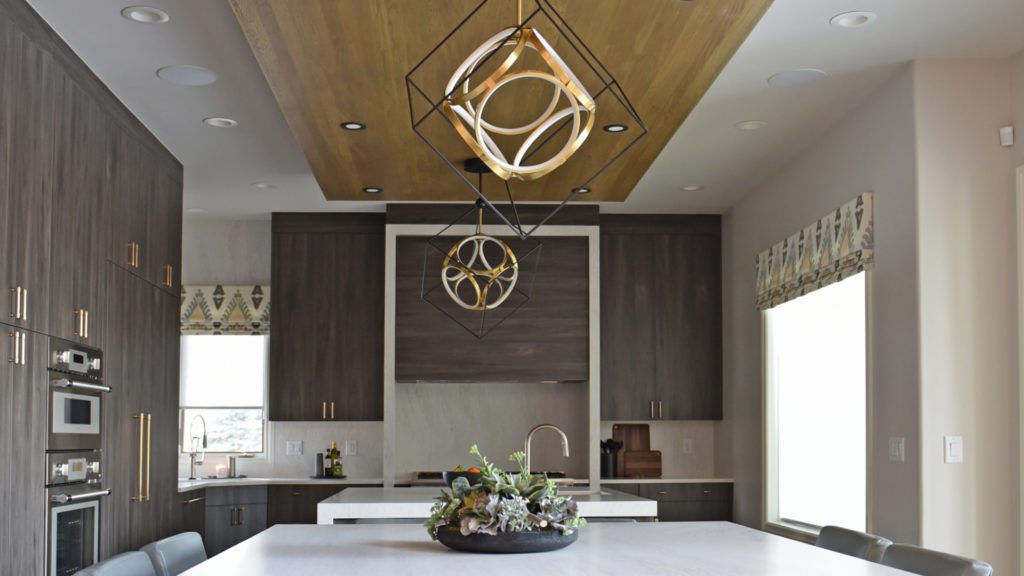 modern luxurious kitchen range hood 