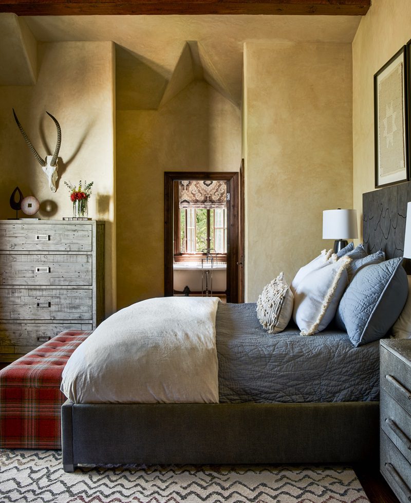 luxury interior design project for bedroom in Vail Colorado