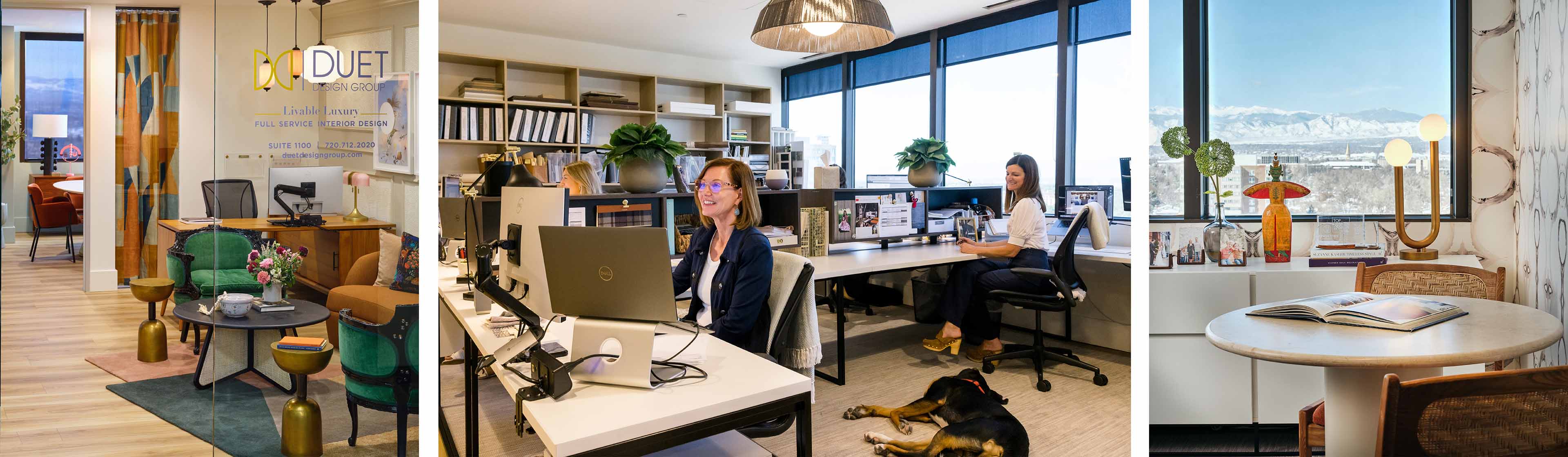 Duet Design team at work in their office locations